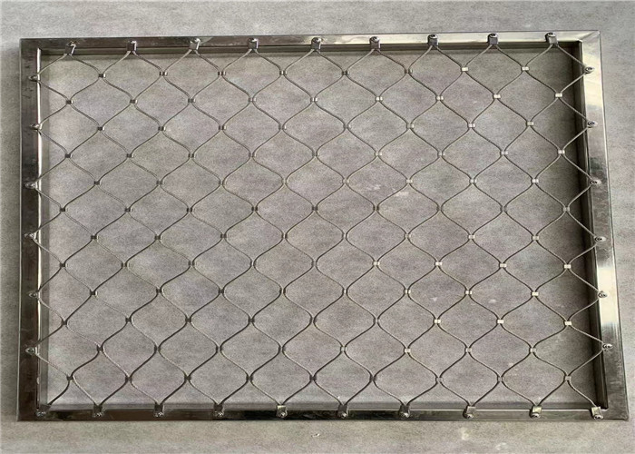 Sight Transparent Aviary Wire Netting Stainless Steel Wire Ferrule Fence