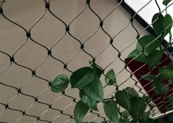Flexible Stainless Steel Wire Rope Mesh Zoo Aviary Netting