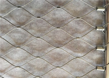 Custom Ferrule Type 4mm Zoo Wire Mesh Flexible Ss304 7x7