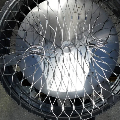 316 Stainless Steel Cable Safety Net Crane Floodlights Drop Preventing Net