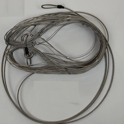 1.2mm Wire Diameter 25x25mm Hole Size Fall Prevention Balustrade Cable Mesh Safety Net