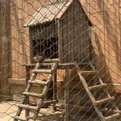 Stainless Steel Cable Mesh For Aviary Outdoor Animal Fencing