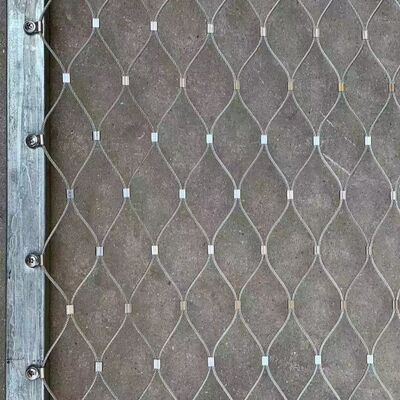 Flexible Stainless Steel Cable Mesh  Protection Animal Zoo Mesh