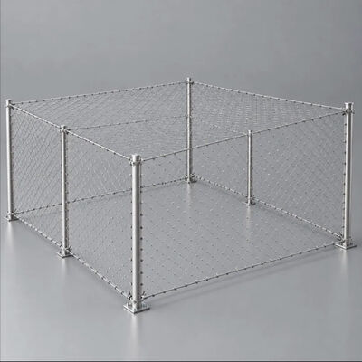 Customized 500mm Hole Size 6mm Wire Diameter Anti Drone Net and Drone Exclusion Net for Power Plant Protection