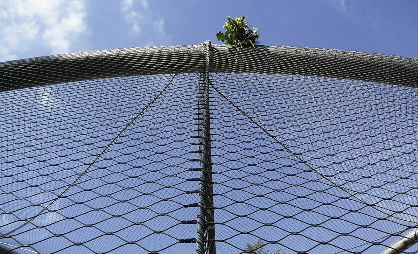 Stainless Steel Safety Netting 2.0mm Wire 60x60mm Hole Fall Protection