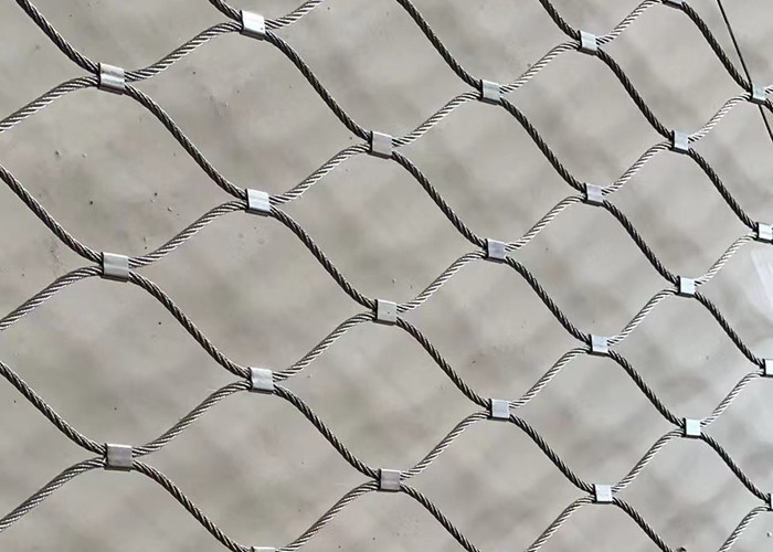 Twist Stainless Steel Rope Zoo Wire Mesh For Bird Net