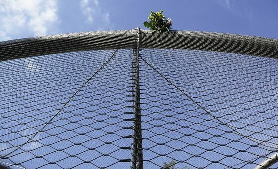 Rete di Sicurezza in Acciaio Inossidabile Filo 2.0mm Foro 60x60mm Protezione Anticaduta