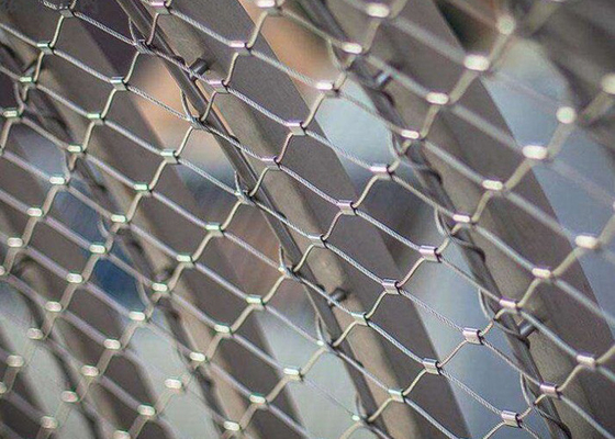 Balaustra flessibile che recinta la corda Mesh Netting di acciaio inossidabile 3mm