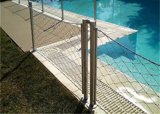 Maglia 7 X7 del cavo metallico di acciaio inossidabile della piscina 5.0mm