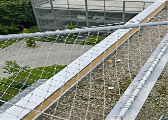 Balaustra o recintare la corda Mesh Netting With Ferrule di acciaio inossidabile