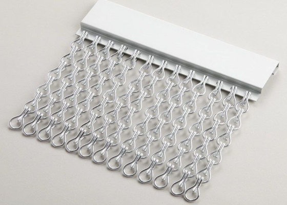La tenda del collegamento a catena di Hall Decorative 1.5mm di mostra ha personalizzato il metallo di colore e di dimensione