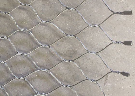 316 X tendono il cavo metallico Mesh For Anti Falling 50x50 millimetro di acciaio inossidabile