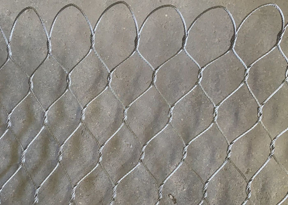 Corda tessuta ad alta resistenza Mesh For Architectural Safety Protection di acciaio inossidabile