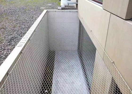 Reticolato flessibile di sicurezza di 304 Inox 2,0 millimetri di cavo per architettonico