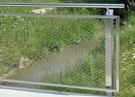 Rete di sicurezza anticaduta a trama semplice di forma irregolare 2,5 mm
