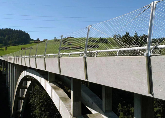 Ponte Di Sicurezza Annodato Rete In Maglia Di Corda In Acciaio Inossidabile Sus 316 2,5 Mm