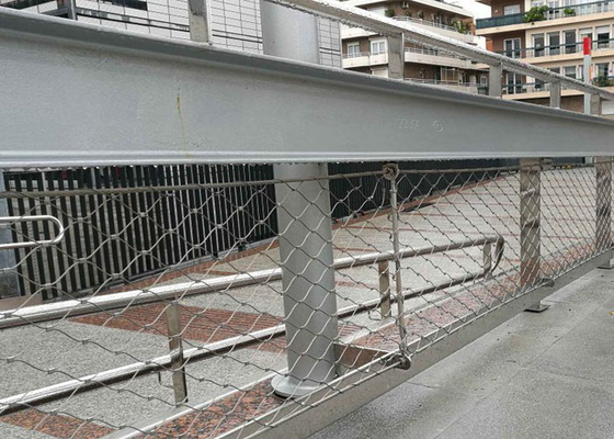 Recinzione in Corda Inox per Protezione 2.0 MM Foro 60x60 MM