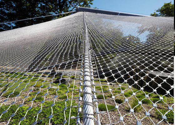 zoo Mesh Non Rusting Ferrule Rope Mesh Customizable di acciaio inossidabile di 2.5Mm