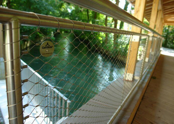 Anti recinto acido Mesh Rope Mesh di acciaio inossidabile Sus316 3.0mm