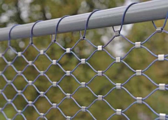 Il PVC del CE ha ricoperto il reticolato del cavo di acciaio inossidabile SUS304 di maglia 2.0MM della corda