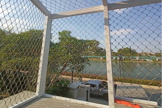 Corda su misura Mesh For Fence Weather Resistance di acciaio inossidabile del cavo 3/32inch