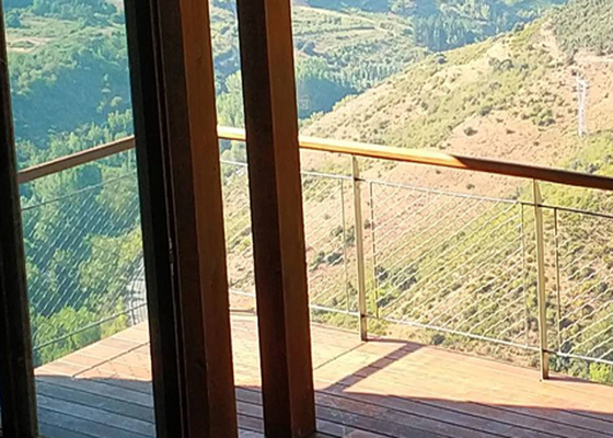 cavo Mesh Balcony Netting 0.5-30meter di acciaio inossidabile di flessibilità di 1.2mm-4.0mm