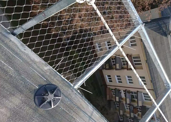 Prova del tempo di Mesh Fencing 2.0mm del cavo metallico di acciaio inossidabile di SUS 316