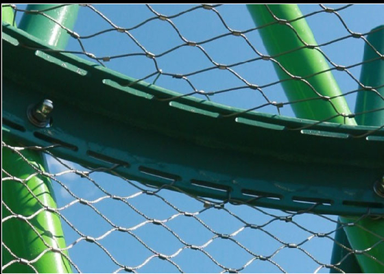 Reticolato della corda di acciaio inossidabile di prevenzione di caduta con il cavo Mesh Corrosion Proof del puntale