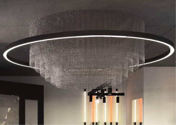 Tenda di alluminio del collegamento a catena del cavo decorativo di 1.5mm 1.9mm per il ristorante inossidabile