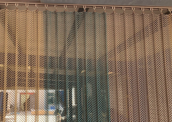 Tenda su misura dello schermo del collegamento a catena del cavo di 1.2MM in caffè dei ristoranti