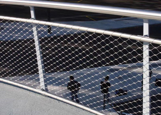 La protezione su misura ss della sicurezza cabla la resistenza agli'agenti atmosferici della maglia 2.5mm