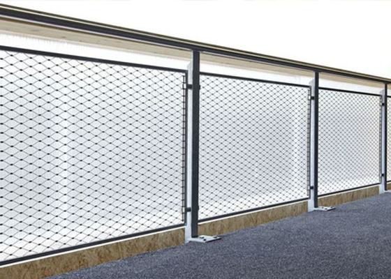 La balaustra SUS304 cabla l'anti corrosione di Mesh Stainless Steel Rope Netting 2.0mm