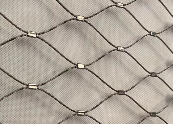 Maglia architettonica su misura SUS316 del cavo di acciaio inossidabile di Inox della maglia 316 della corda