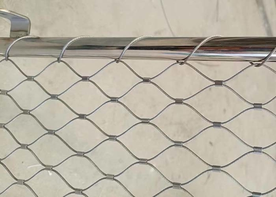 Cavo Mesh With Frame Customized della corda SS304 per di muretto