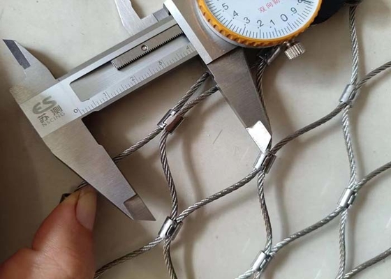 Maglia resistente alla corrosione della corda AISI316 con il puntale come reticolato di sicurezza
