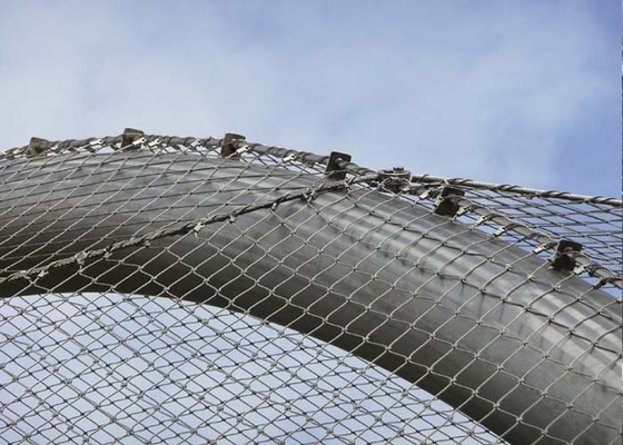 Cavo metallico flessibile Mesh For Safety di acciaio inossidabile di architettura