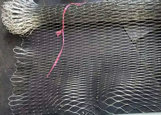 Anti corda corrosiva Mesh For Amusement Rides di flessibilità ss