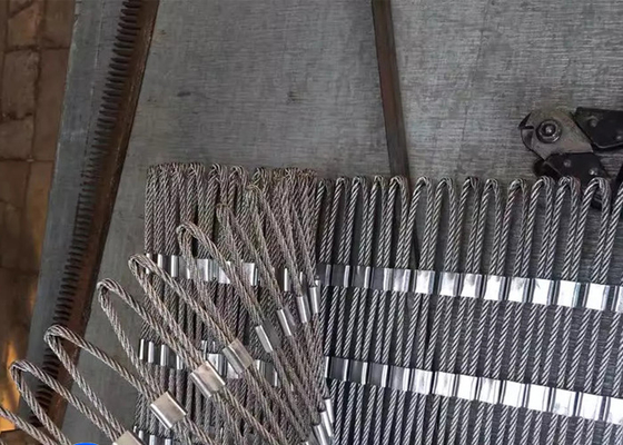 Giri di divertimento di Mesh Flexibility Anti Corrosive For del cavo di acciaio inossidabile
