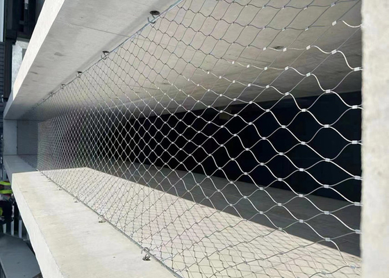 Cavo metallico d'attaccatura Mesh Net Flexibility Anti Acid di sicurezza 25*25mm