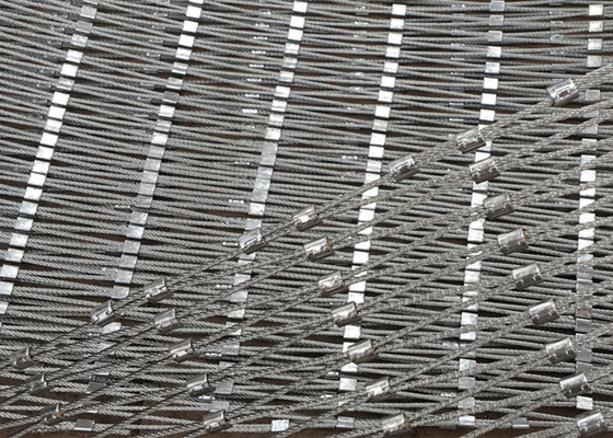 Cada la balaustra netta del cavo metallico della cassaforte 3mm o recintare l'anti anti alcali acido
