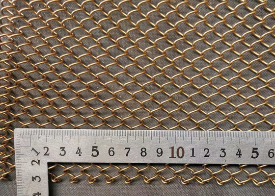 Bobina di alluminio decorativa dello schermo del collegamento a catena di 1.2mm per i caffè ed i punti di vendita dei ristoranti