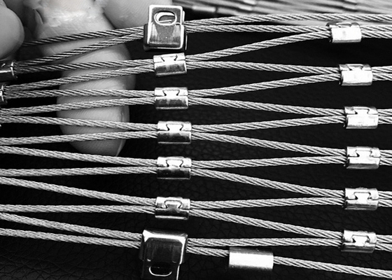 Recintando il cavo metallico pieno Mesh Netting Stainless Steel Flexible del corrimano 1.2mm eccellente