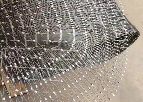 Cavo metallico flessibile Mesh For Balustrade Or Railing di acciaio inossidabile di 2mm