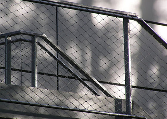 Dimensione dell'apertura della maglia della corda d'acciaio stretta netta di alta durevolezza 25mm-300mm