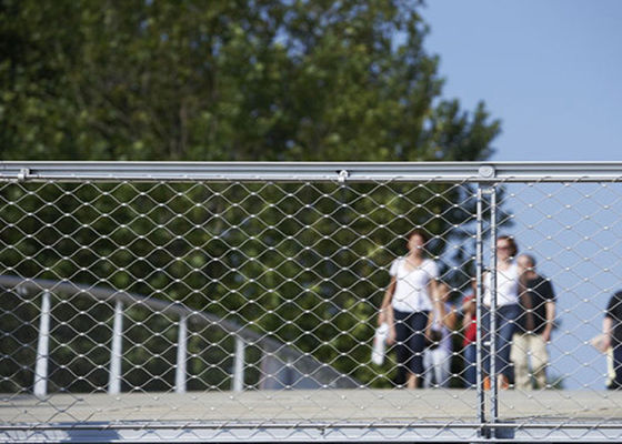 Rete per cavi per balaustre in acciaio inossidabile da 2,0 mm 7x7 80x138 mm