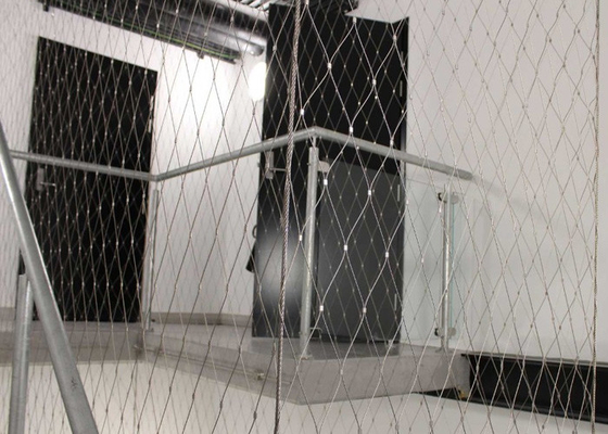 Altezza personalizzata balustrade in acciaio inossidabile rete di cavi 2,0 mm filo lucidato superficie