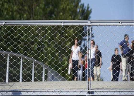 Protezione da sorvolamento rete di cavi in acciaio inossidabile di 2,5 mm