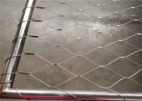 Cavo di corda flessibile di acciaio inossidabile di Inox 316L Mesh Rhombus Shaped