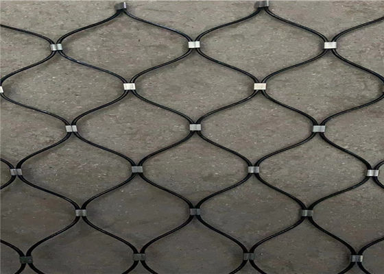 Resistente alla ruggine Zoo Wire in acciaio inossidabile Notted Rope Mesh Per Pappagallo Inclosure Mesh