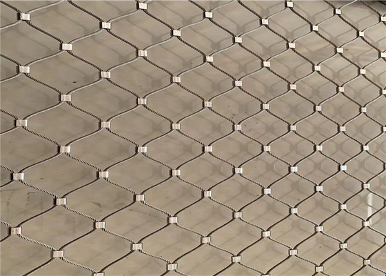 Anti-corrosione Zoo Bird Cage Protective Mesh 304 316 Acciaio inossidabile Chiusura